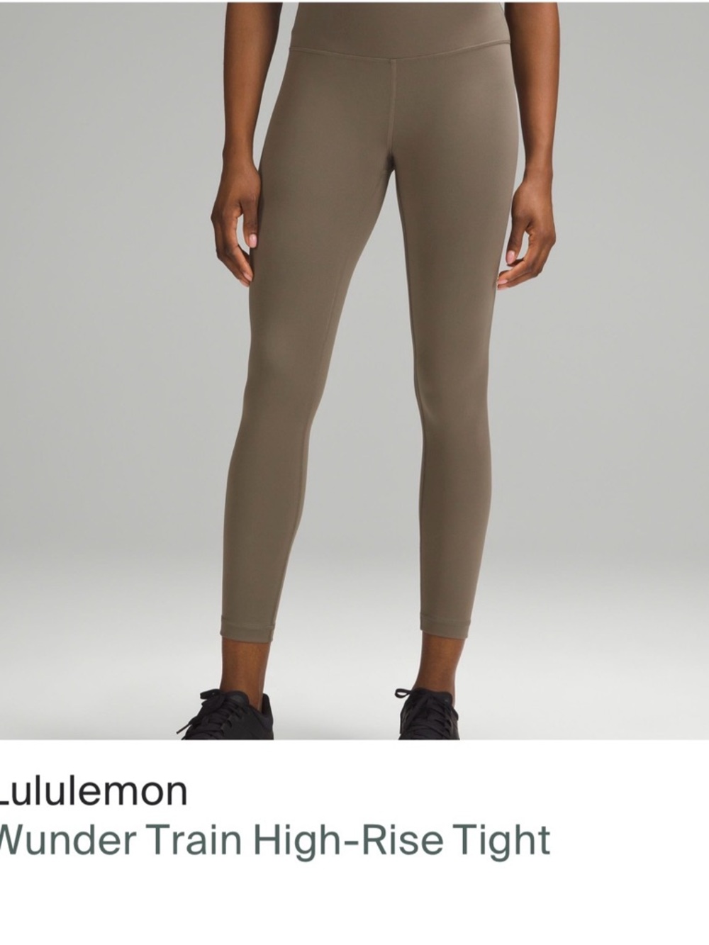 Lululemon Wunder Train High-Rise Tight — nomad sz 4